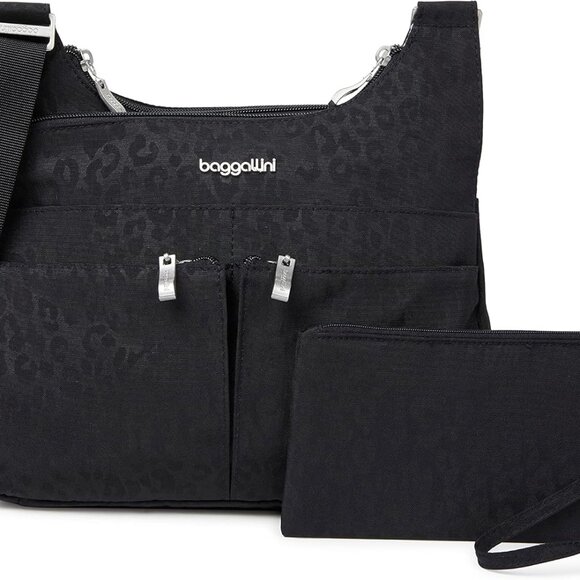 Baggallini Cross Over Crossbody Women 11x8.5 Medium Travel Bag Lightweight Water - Picture 1 of 8